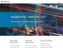 Tablet Screenshot of deltixlab.com